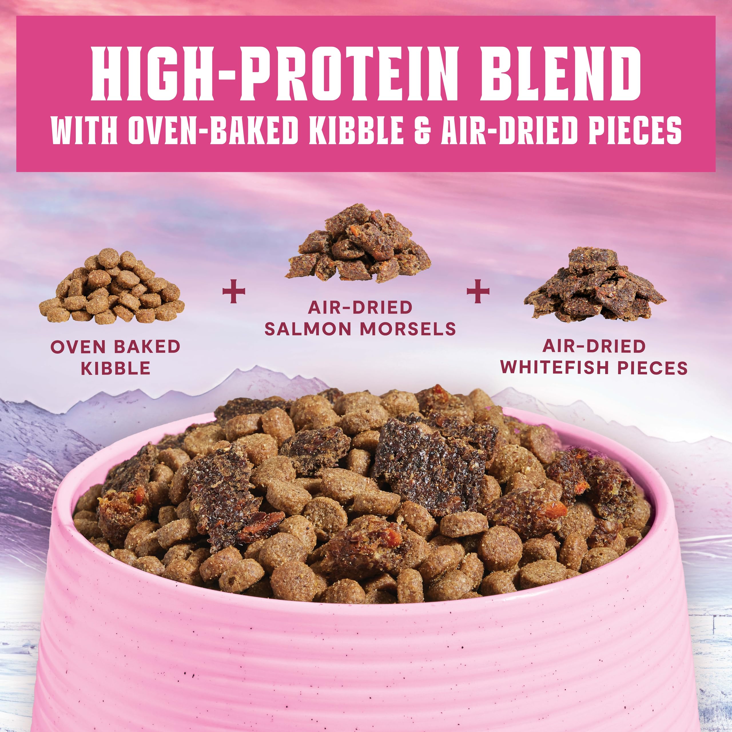 Open Farm Epic Blend air-dried meat pieces add texture and flavor