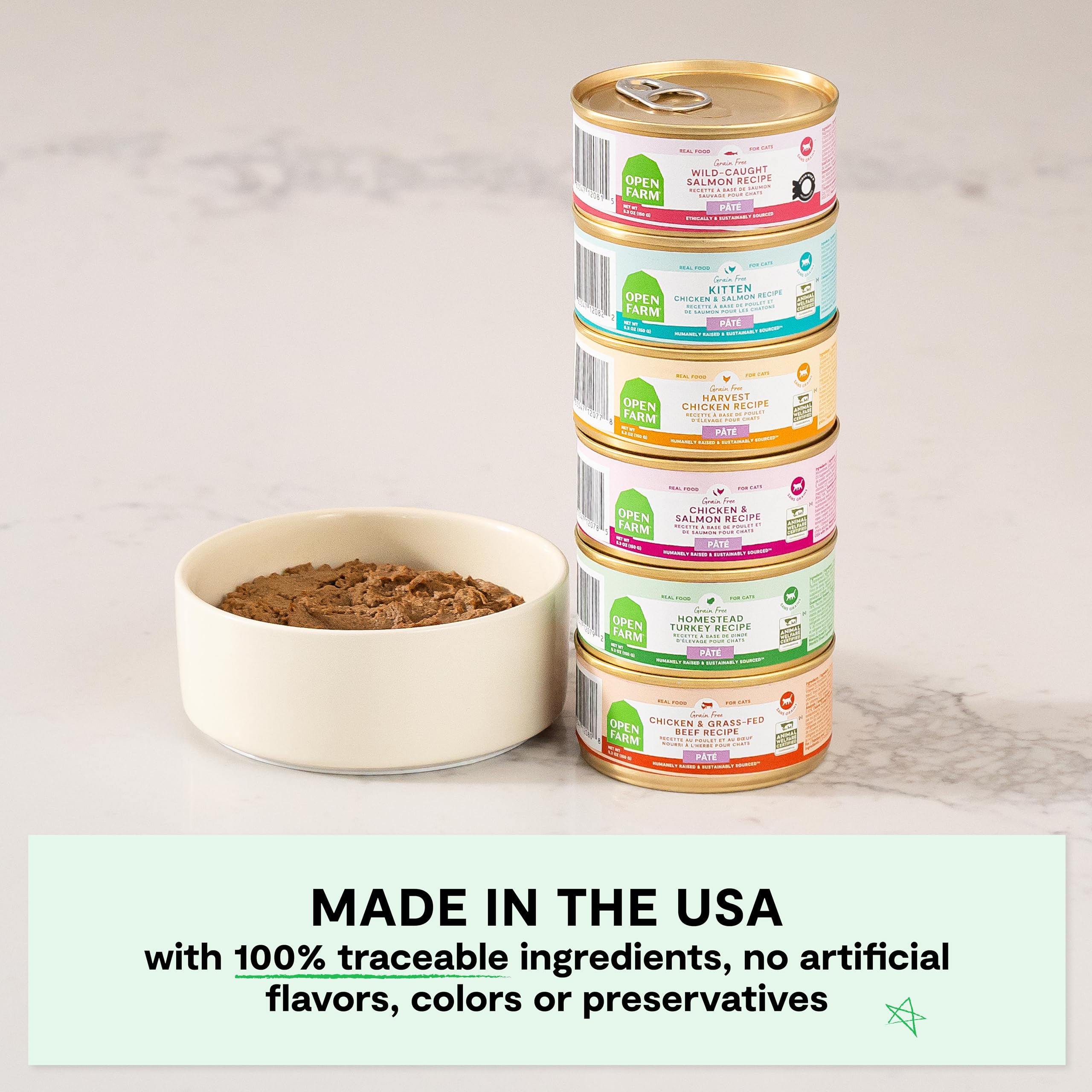 Ethically sourced ingredients image underscoring welfare and sustainability.