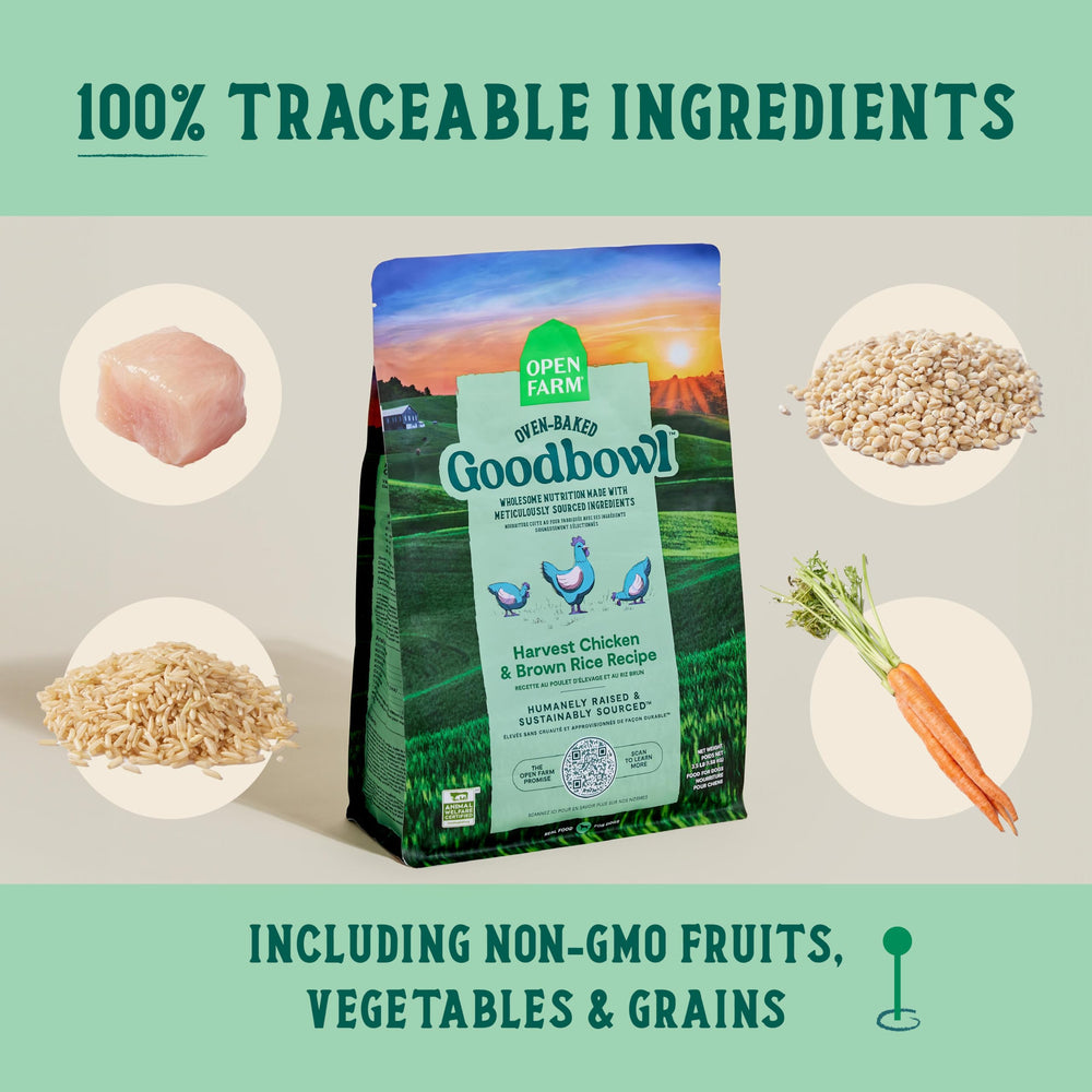 Open Farm Goodbowl non-GMO ingredients reflect clean garden-inspired nutrition