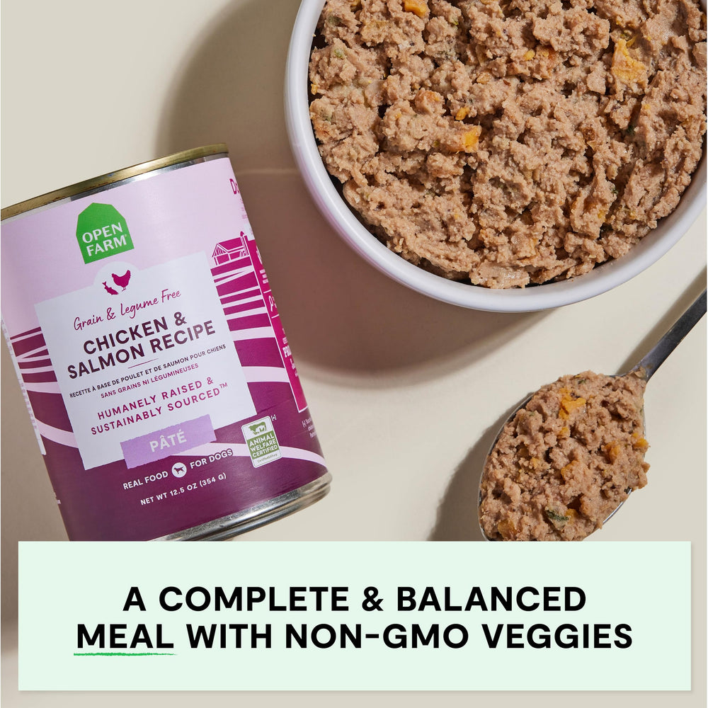Open Farm grain-free-legume-free recipe supports digestion-friendly meals.