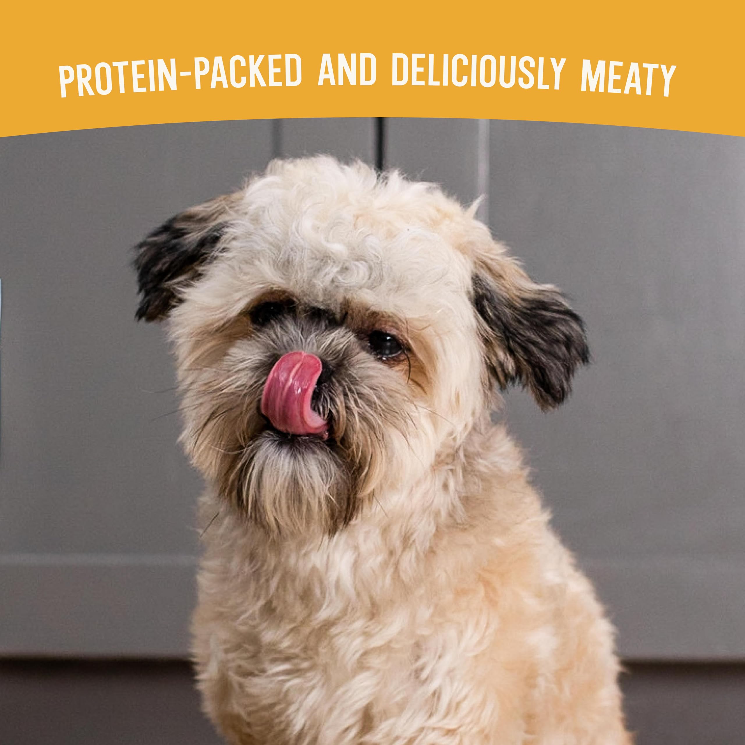 Open Farm Harvest Chicken bone broth infusion suggests flavorful moisture for meals.