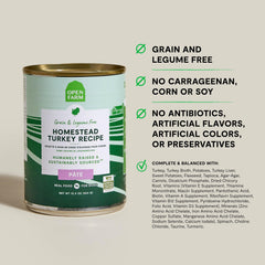 Open Farm Homestead Turkey Pate served in a bowl, inviting appetite and hydration