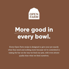 Open Farm label showing GAP Step 4 certification.