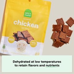 Open Farm gluten-free dog treats with no grains or artificial flavors for sensitive dogs.