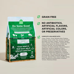Open Farm non-GMO fruits and vegetables with pumpkin and coconut oil in kibble.