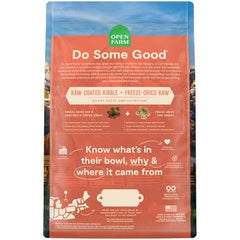Open Farm RawMix 20lb bag ready for routine dog meals.