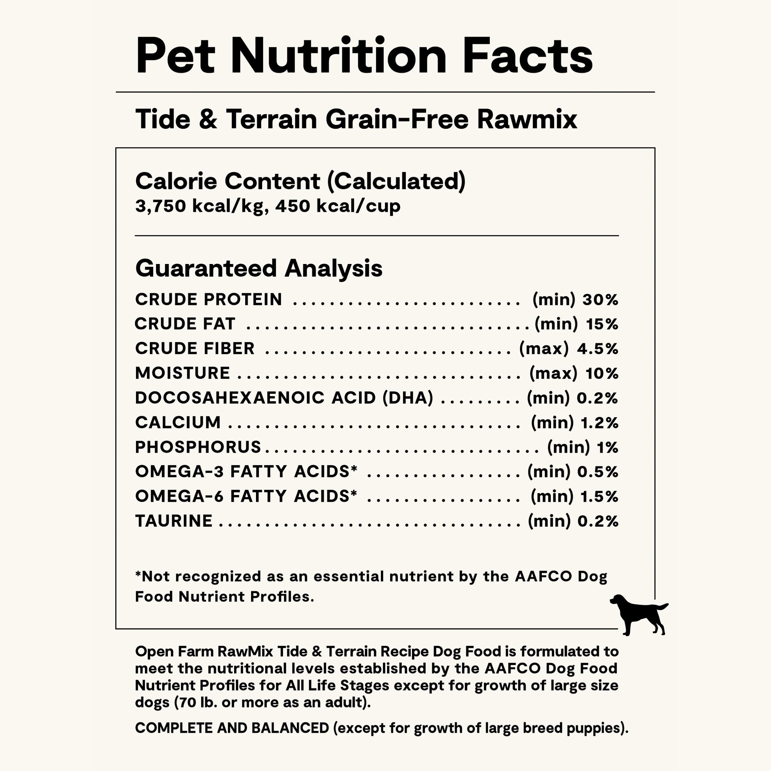 Open Farm RawMix bone broth-coated kibble emphasizes savory aroma and texture.