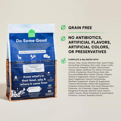 Label highlights traceable ingredients and ethical sourcing