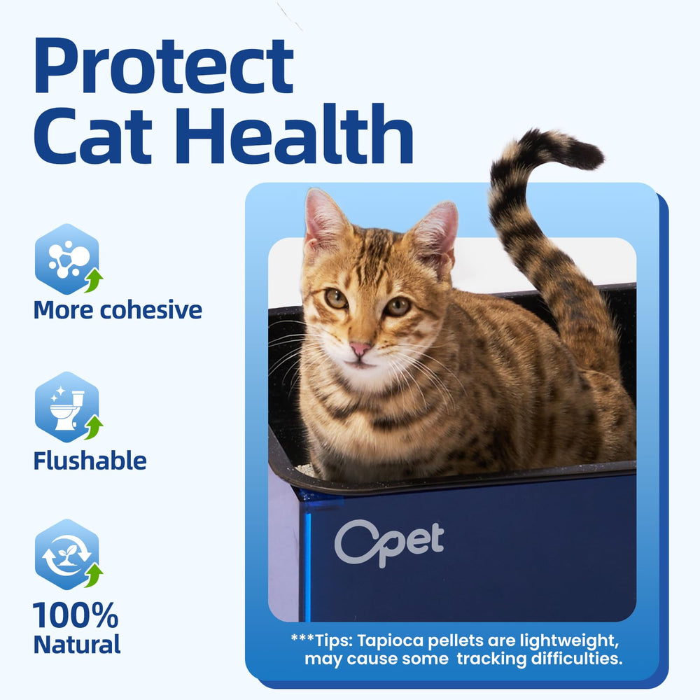 OPET litter provides soft paw comfort for sensitive paws.