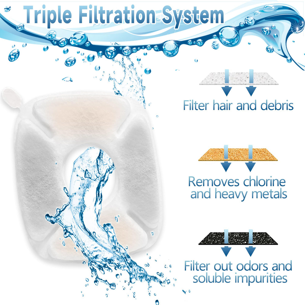 OPISICEN sponge pre-filter helps capture debris and extend pump life.