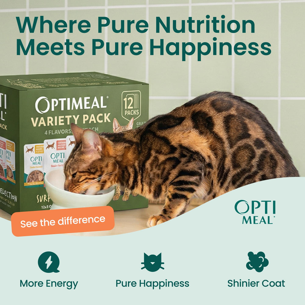 Optimeal complete balanced nutrition pouch promoting nutritious daily meals