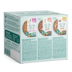 Optimeal variety pack pouches show grain-free, high-protein wet food