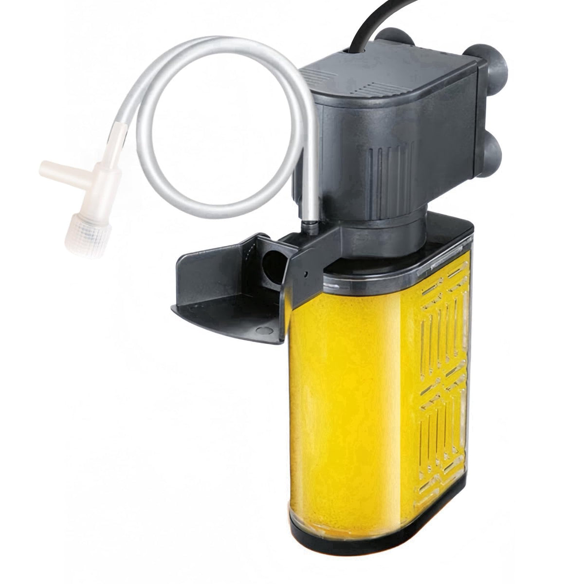 OQTTNEO aquarium filter with 200GPH pump delivering strong circulation