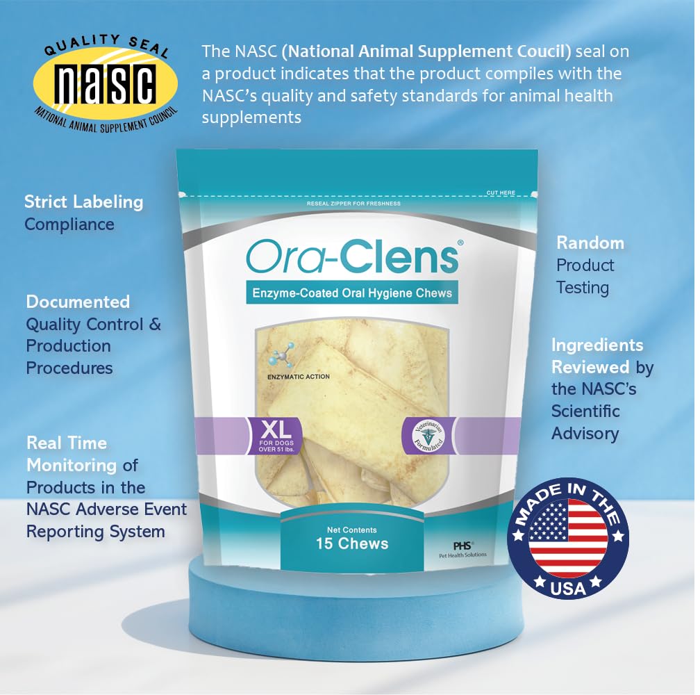 Pack shows poultry flavor and enzyme-coated treats