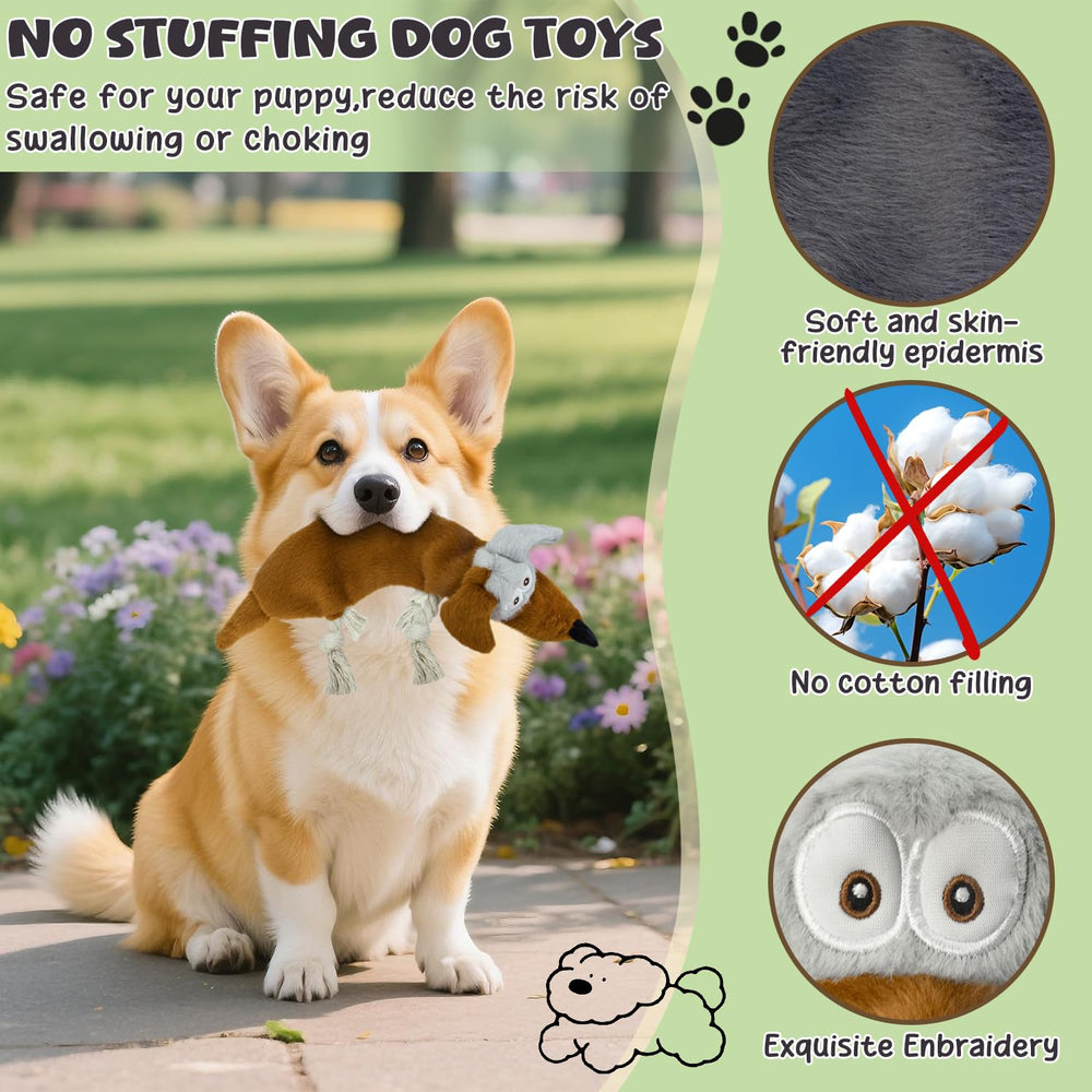 OraneeeO dog plush toy for tug and fetch sessions