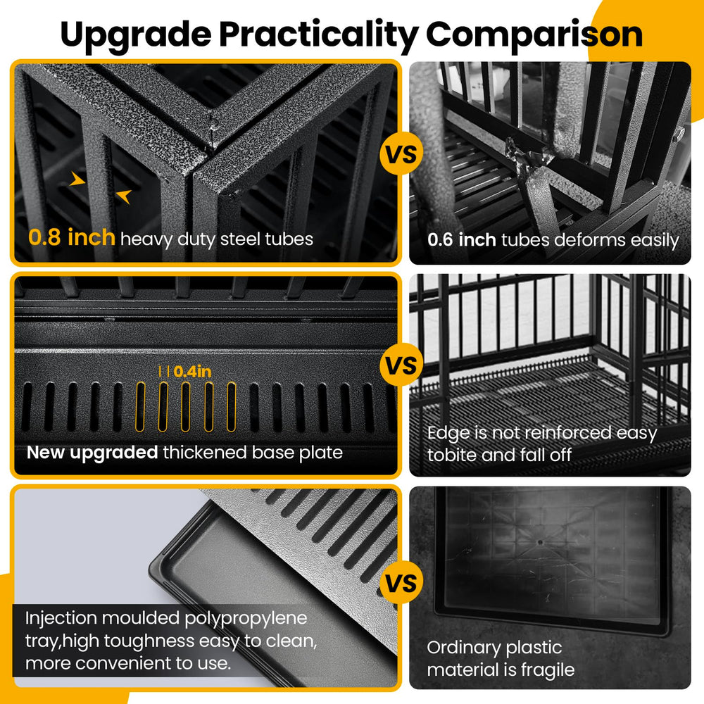Oranland ABS drainage tray, easy-clean surface reduces mess after meals.