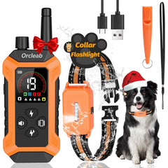 Orcleab shock collar overview with ergonomic design for easy training.