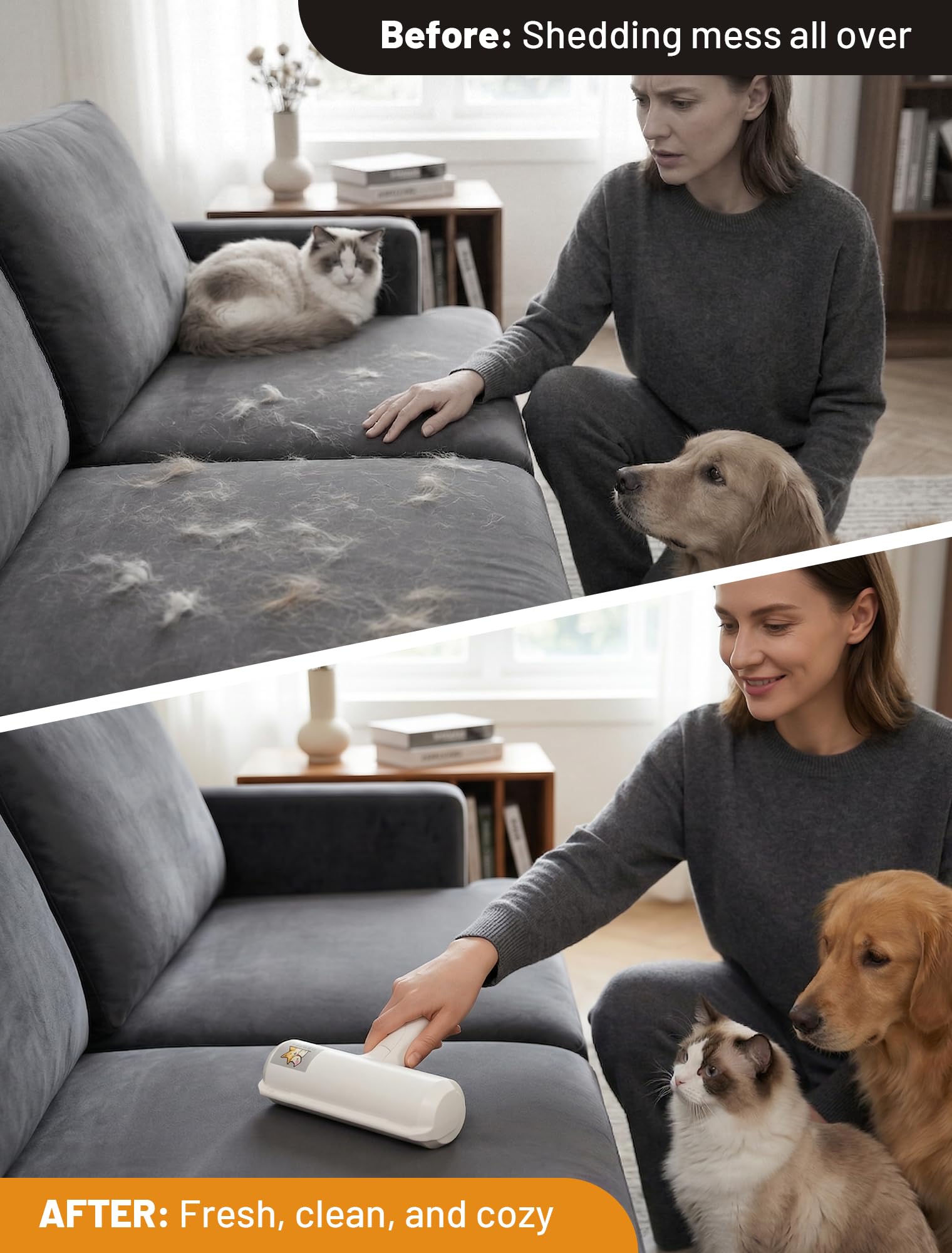ORDORA reusable design saves money versus disposable lint rollers.