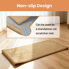 ORDORA soft sisal surface provides comfortable, paw-friendly daily scratching.