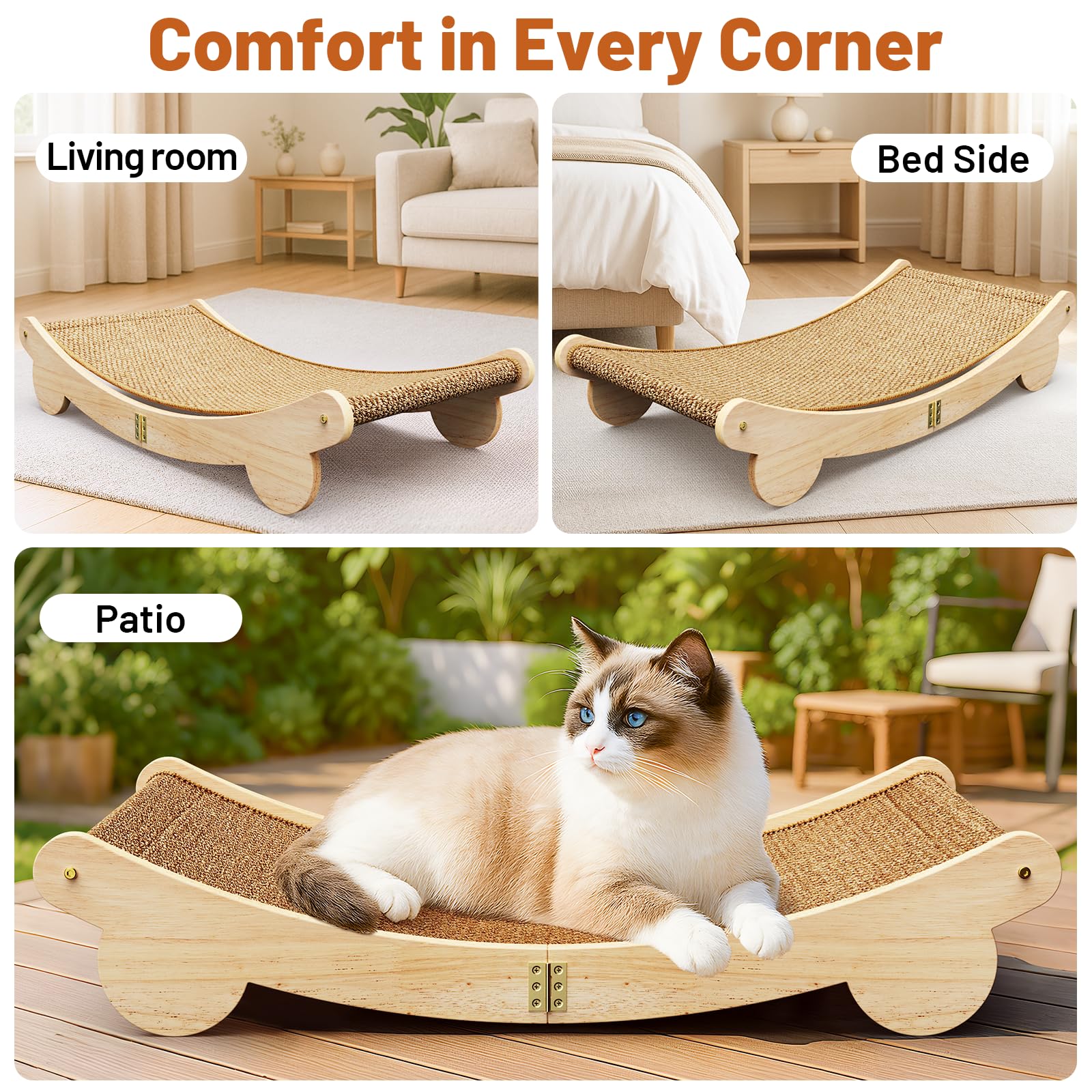 ORDORA spacious multi-cat setup ideal for two-cat lounging