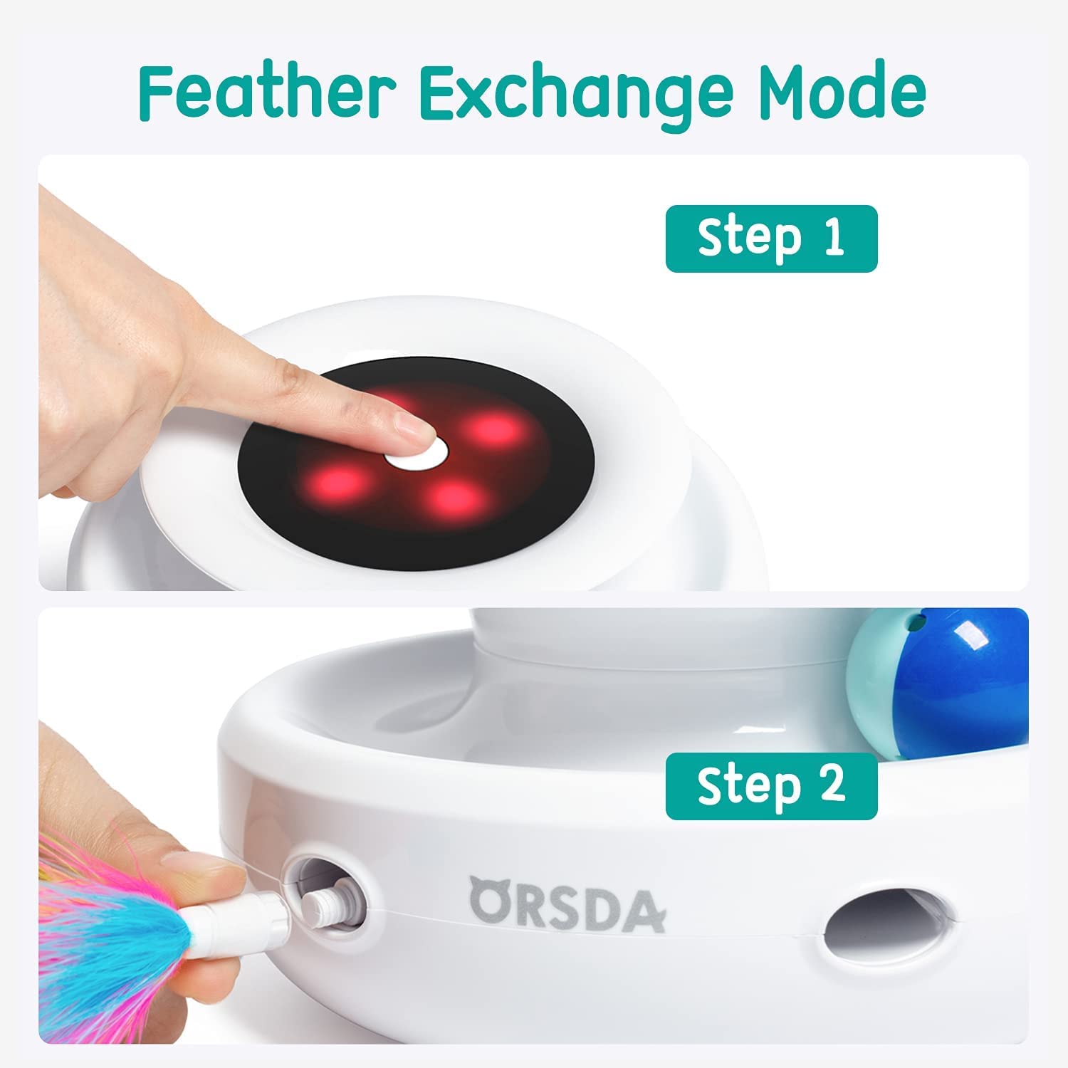 ORSDA attachment preview showing six versatile play pieces.