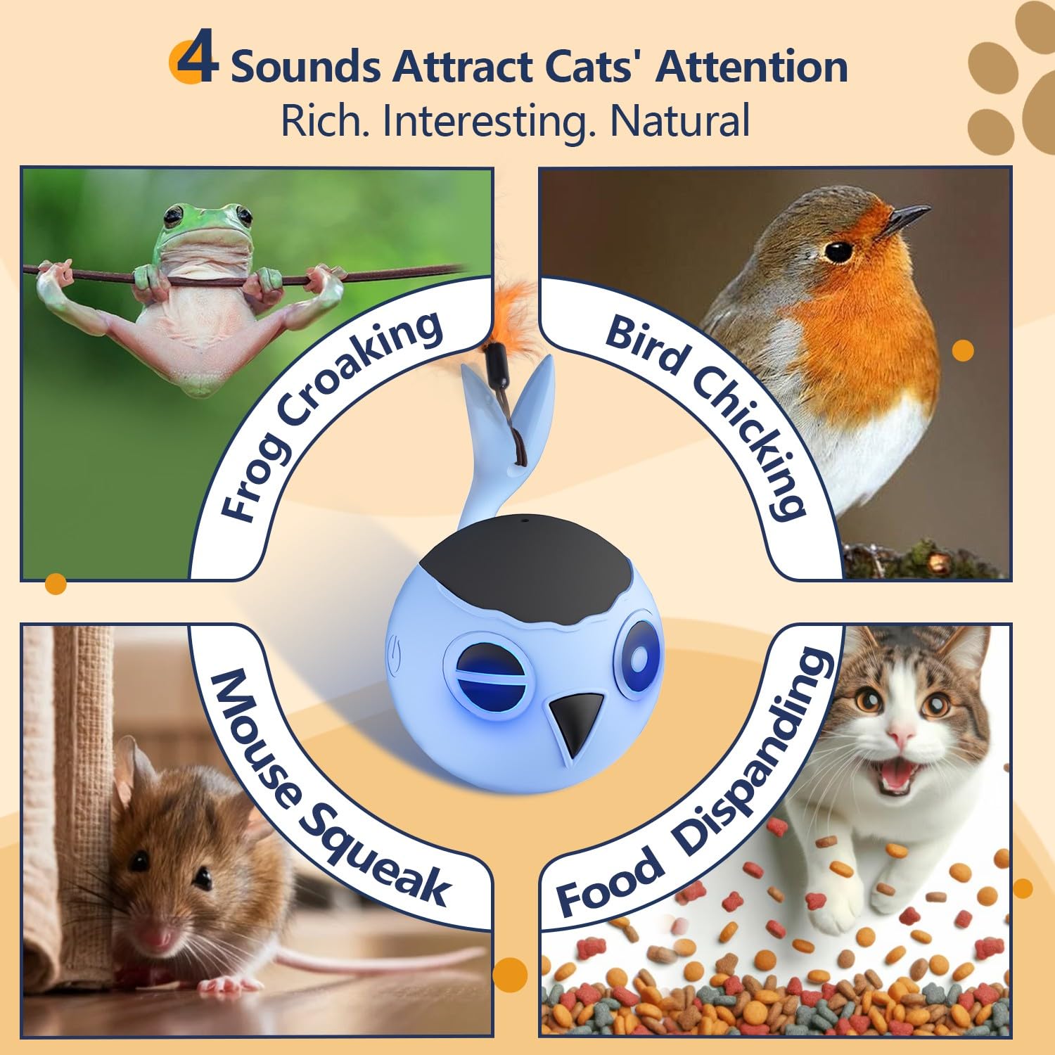 ORSDA silicone surface reduces noise and is easy to clean