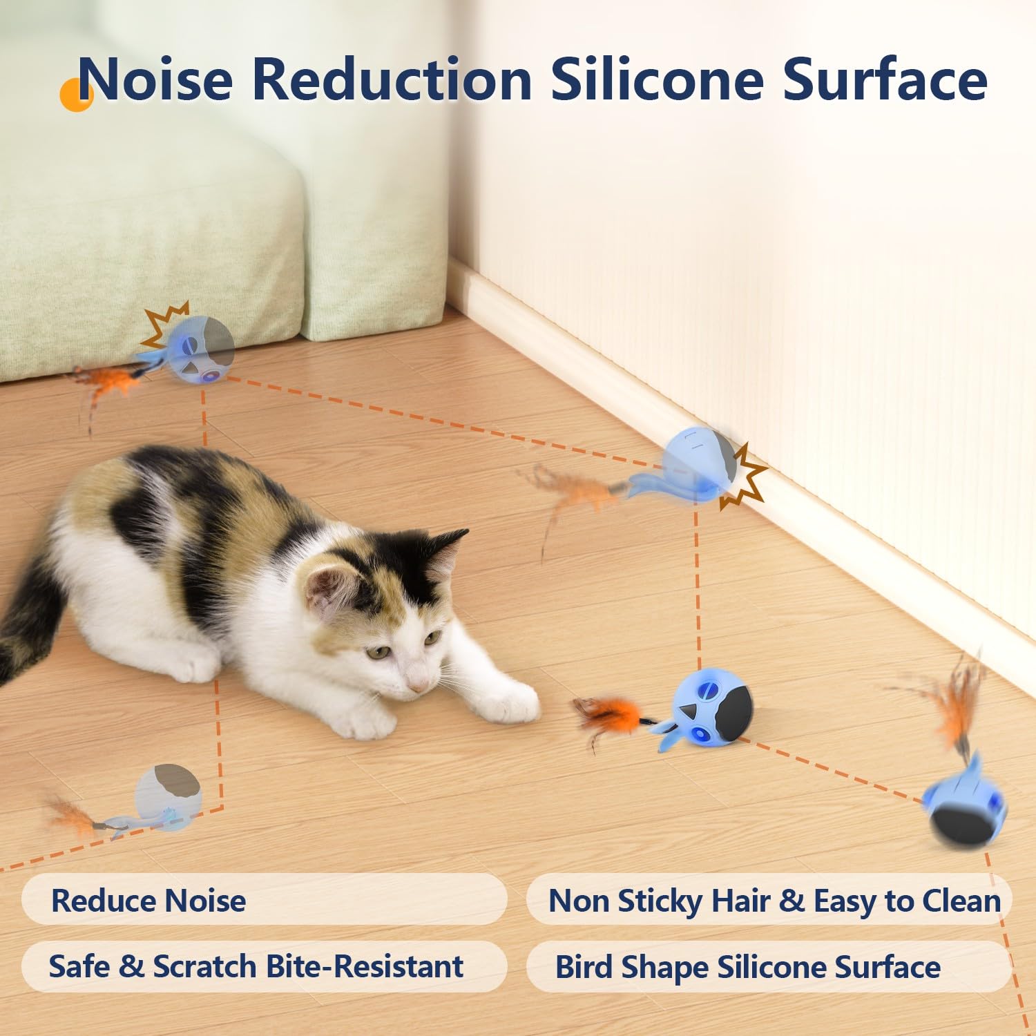ORSDA USB rechargeable cat toy delivers long-lasting power