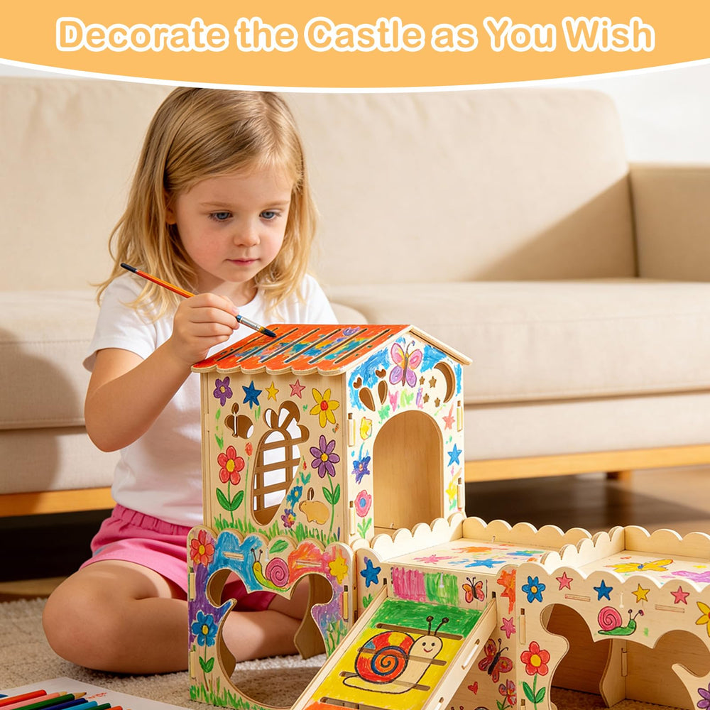 Orekemo Large Rabbit House roof space for hay and toys enriches routine.
