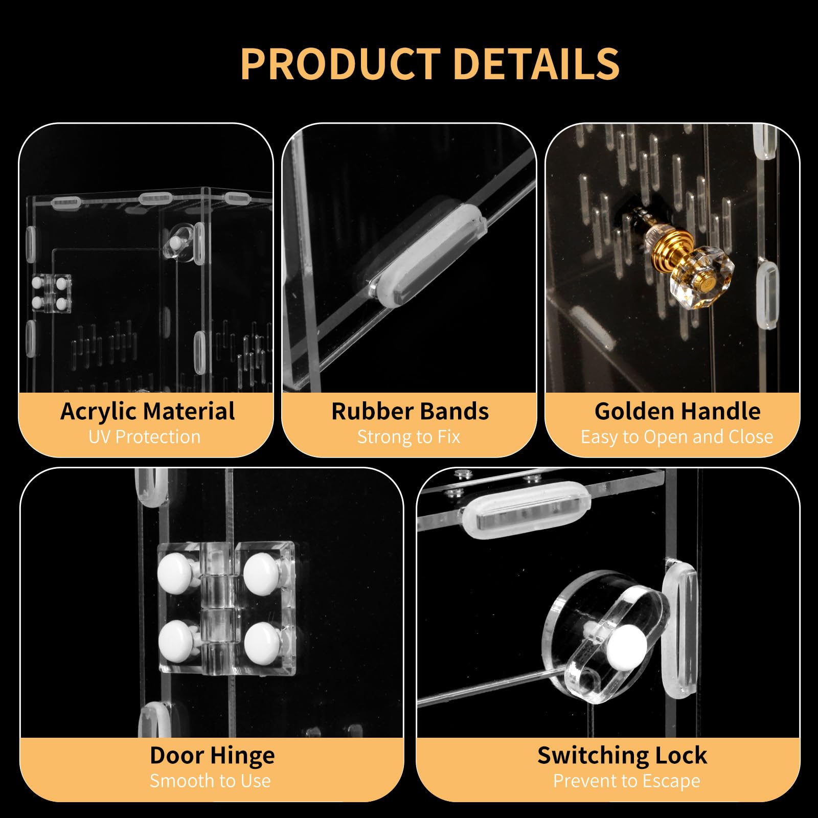 Orekemo twist-lock door secures small pets while enabling gentle access.