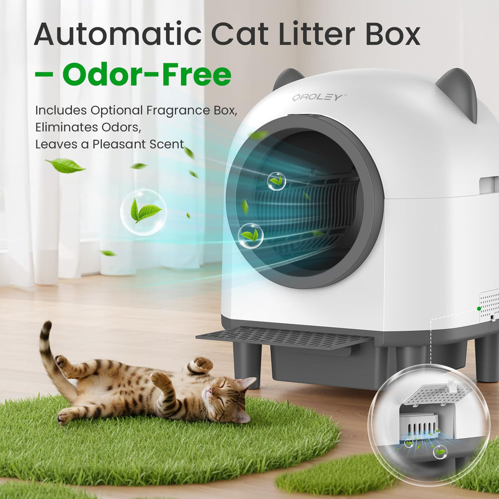 ORELEY infrared safety sensors pause cleaning for cat safety