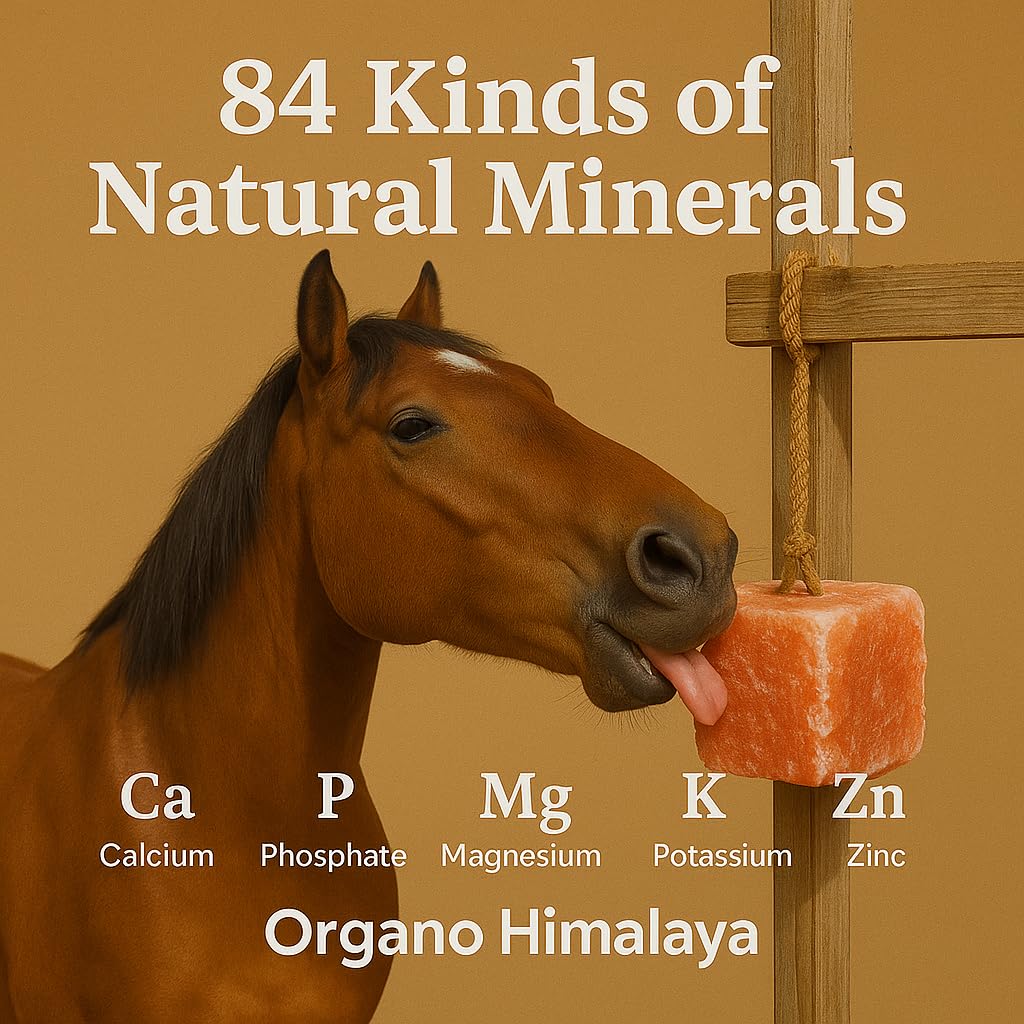 Organo Himalaya mineral rich licks include 84 trace minerals like calcium and zinc.