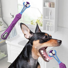Orgrimmar ergonomic rubber handle provides a secure grip during brushing.
