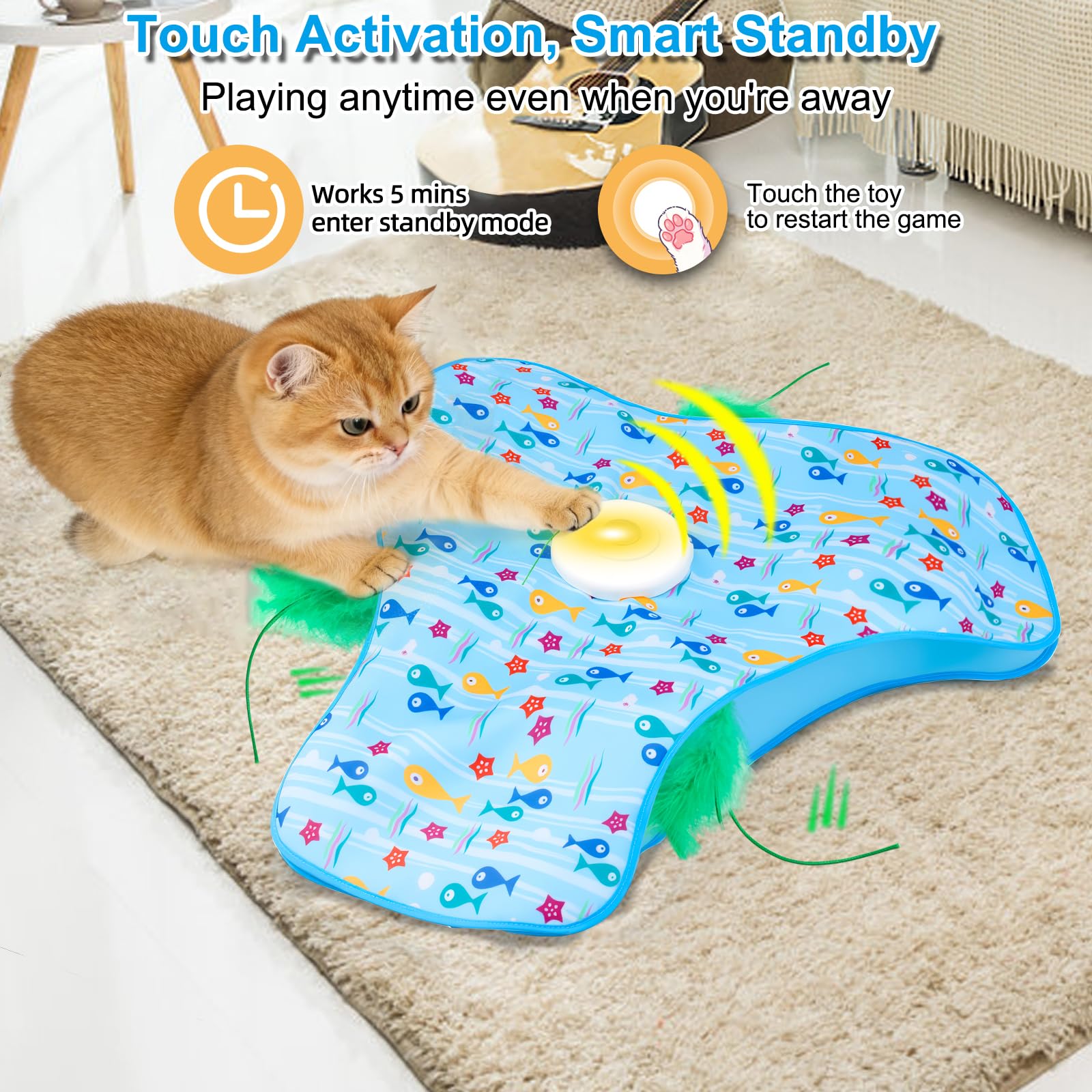 ORHOMELIFE realistic chirps enhance hunting fun for curious felines
