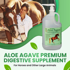 Original Udder Balm Aloe Vera+Agave ingredients label highlighting premium horse care