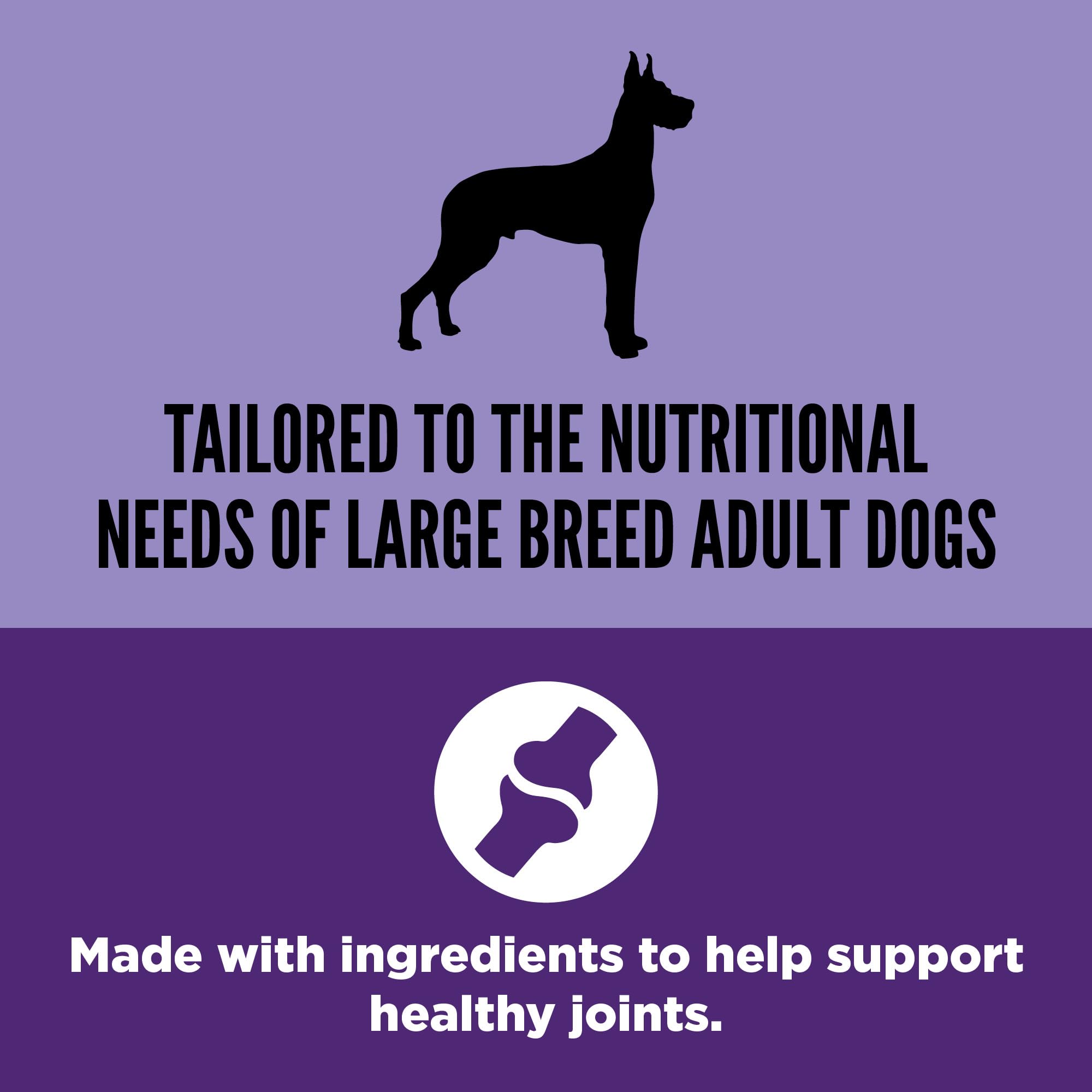 ORIJEN calcium from poultry ingredients supports bones and joints.