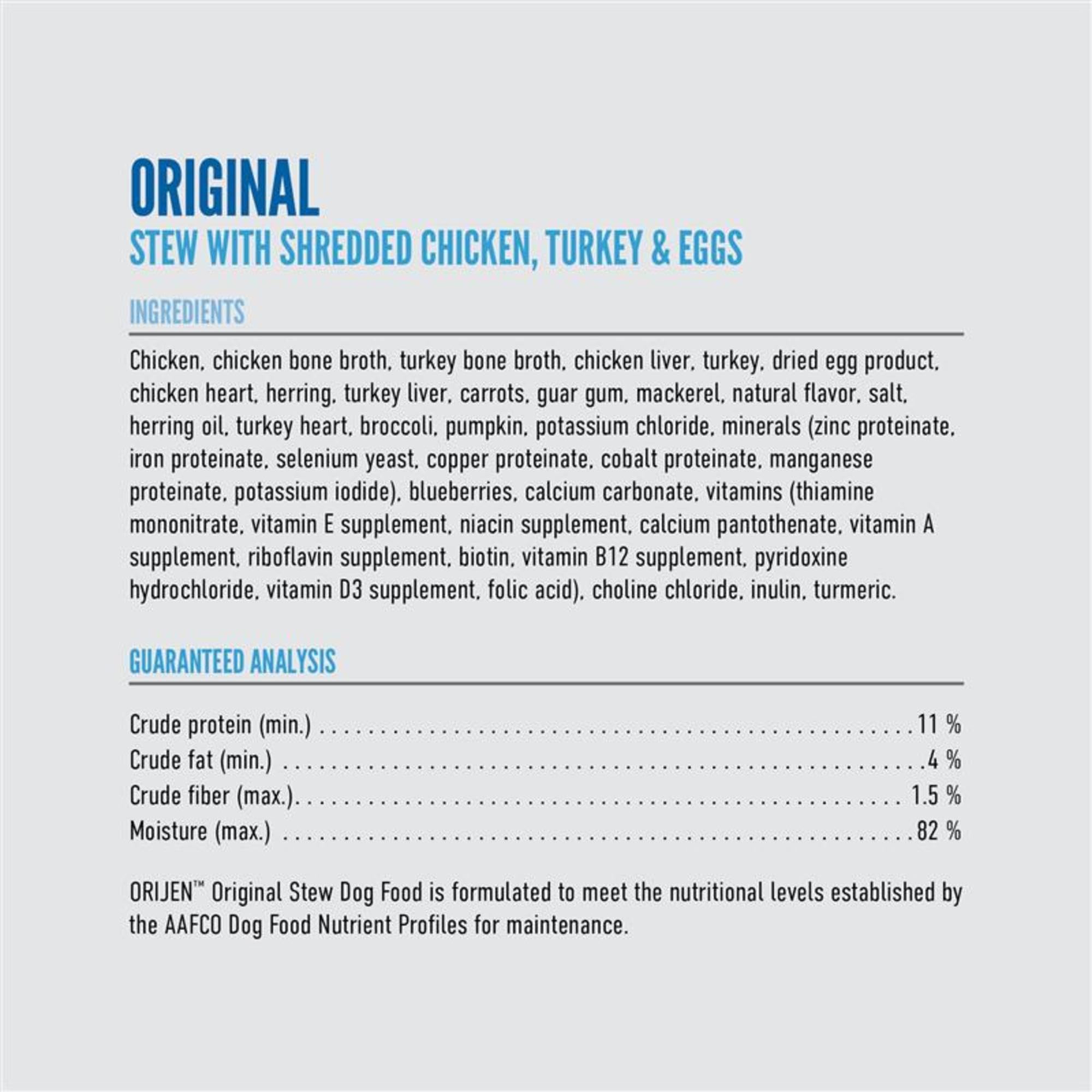 ORIJEN raw frozen ingredients visual highlighting care in delivery.