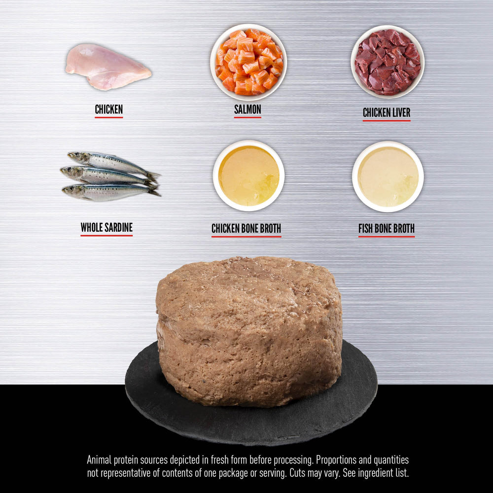 ORIJEN kitten pate raw ingredients list emphasizes WholePrey inspired protein variety.