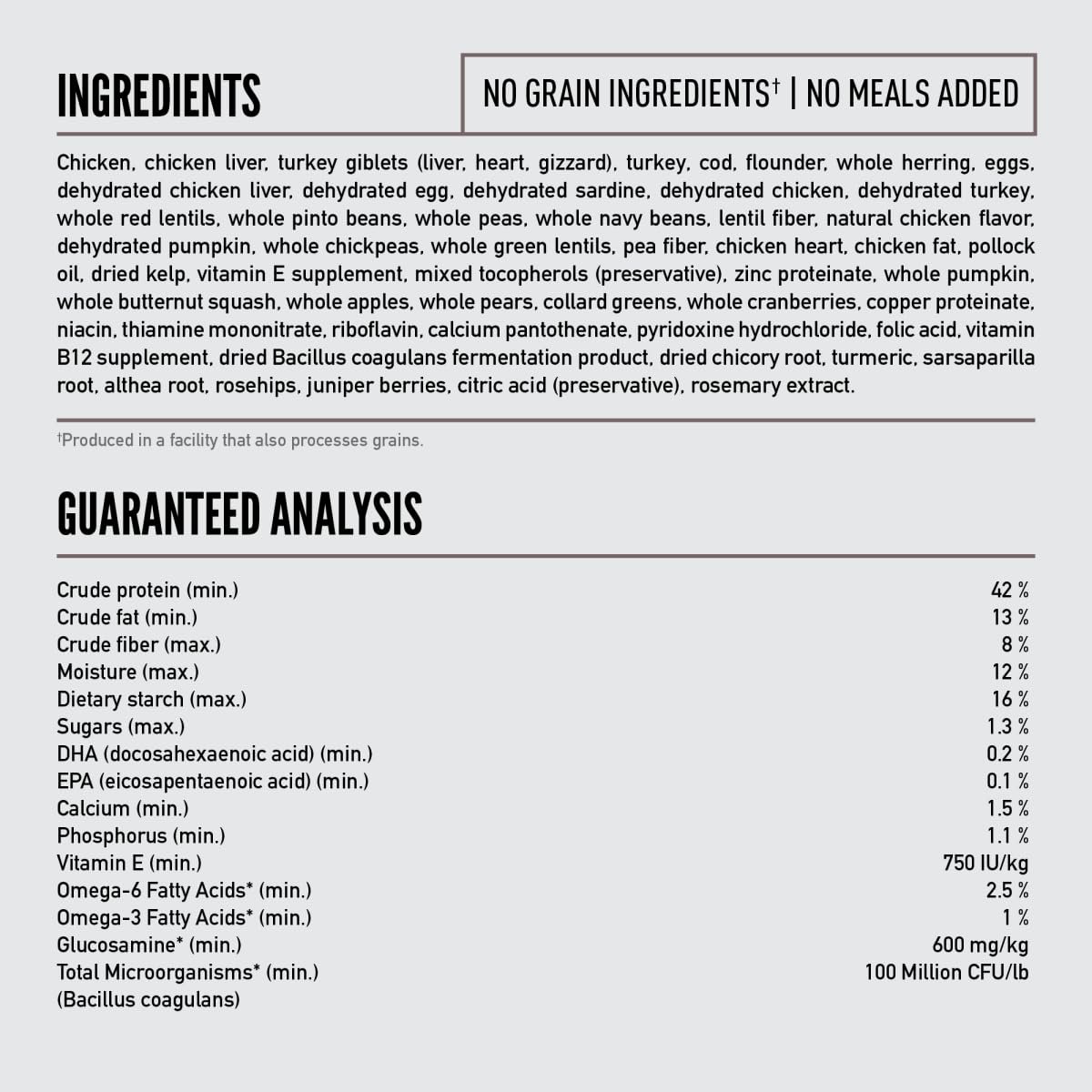 ORIJEN made in the USA production line illustration with grain-free recipe.