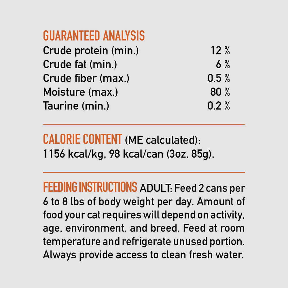 ORIJEN Original Entree ingredients-list focusing on high-quality animal ingredients