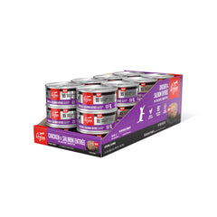 ORIJEN Premium Pate Kitten can with bone broth, hydrating and protein-rich.