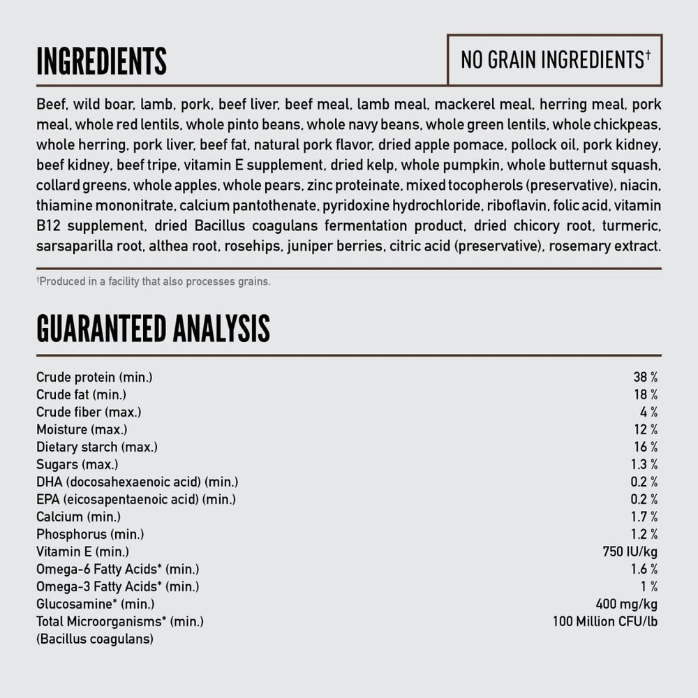 WholePrey organs included in ORIJEN Regional Red dog food for nutrient-dense meals