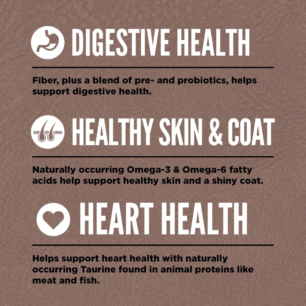 ORIJEN Regional Red WholePrey ingredients using organs and bones for balanced nutrition.