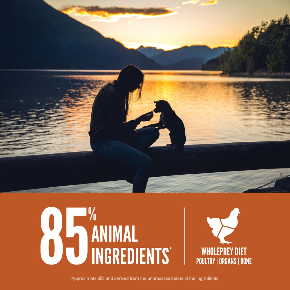 ORIJEN small breed puppy fish-oil panel signals EPA/DHA for developing brains
