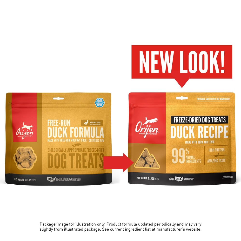 ORIJEN training snack ideal for low-calorie rewards during workouts.