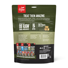 Packaging close-up showing ORIJEN Tundra high-protein, grain-free formula.