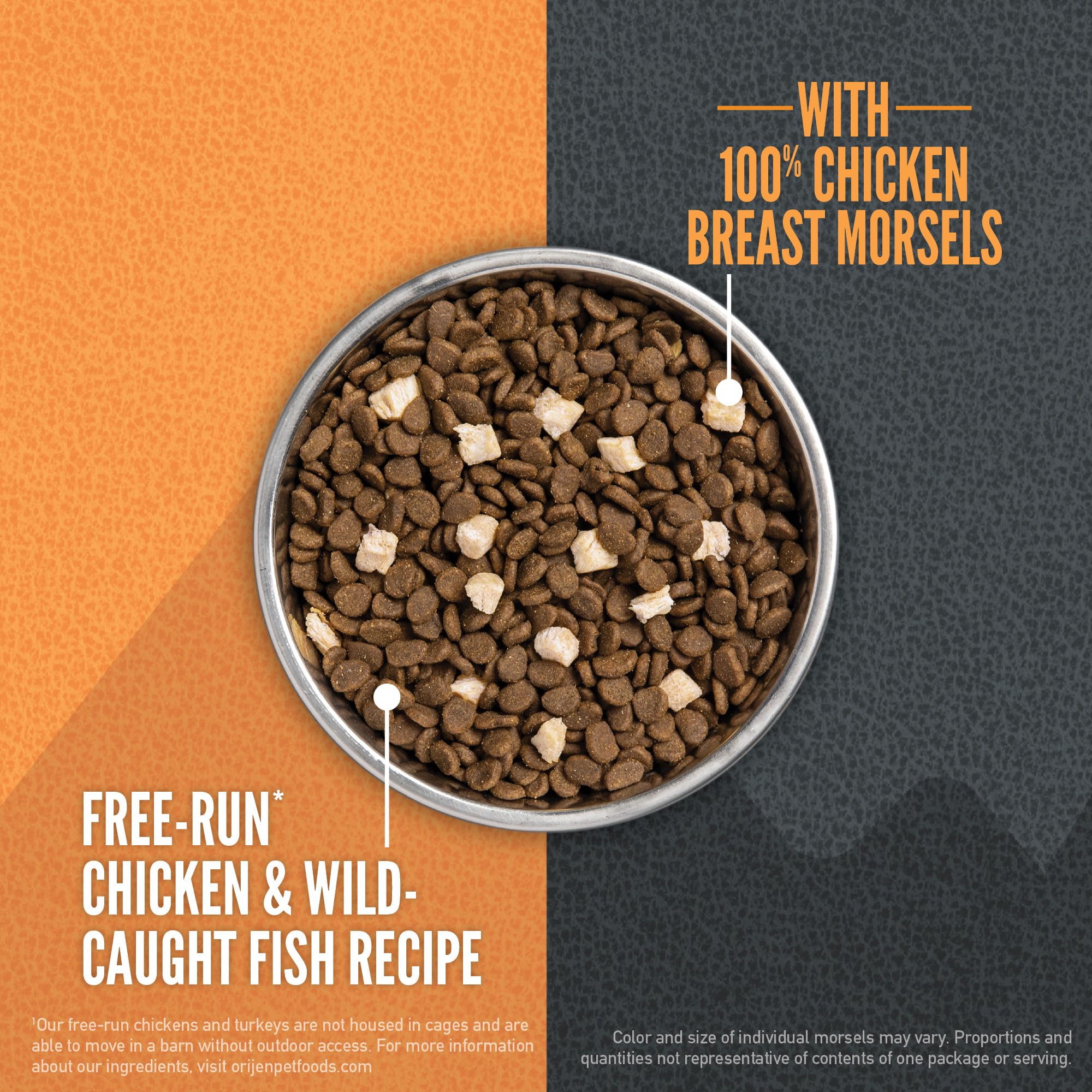ORIJEN Wild Reserve freeze-dried morsels lock in flavor and nutrition.