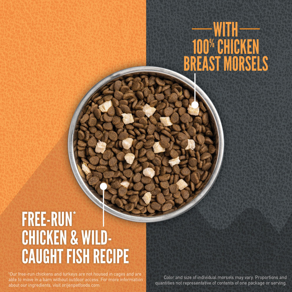 ORIJEN Wild Reserve freeze-dried morsels lock in flavor and nutrition.