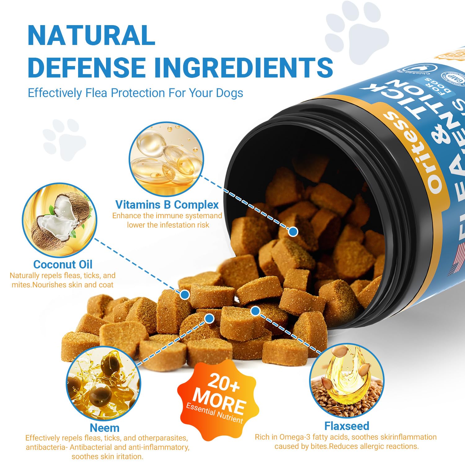 Oritess natural neem and coconut ingredients offer plant-based pest defense
