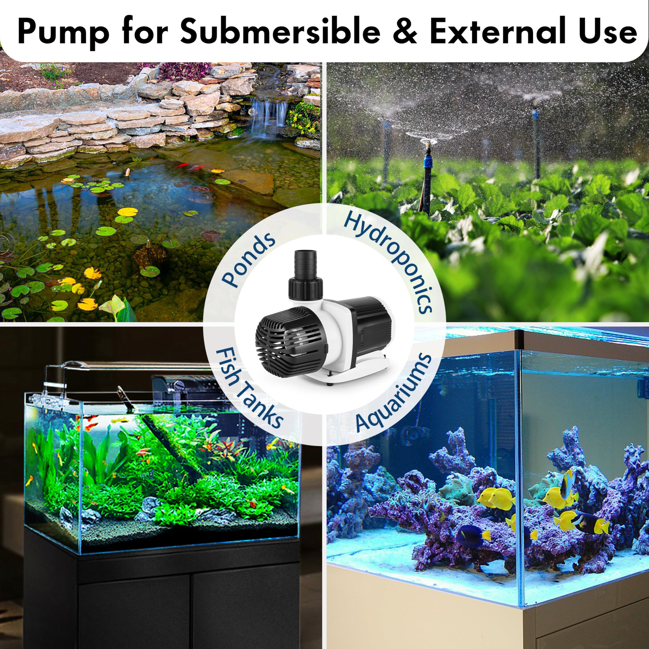 Orlushy DC-5000 compatible with marine and freshwater setups for versatility.