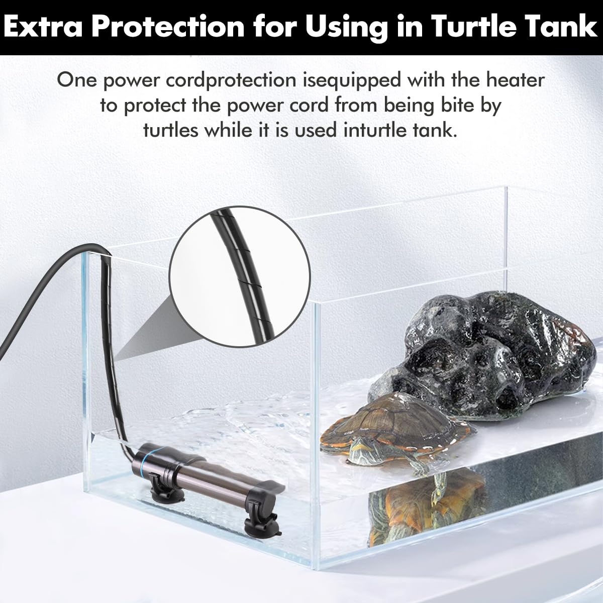 Orlushy free thermometer included helps monitor tank temperature precisely